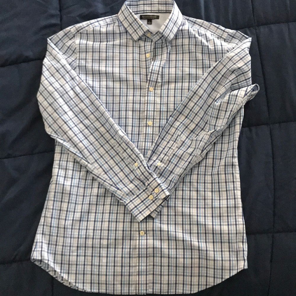 Banana Republic non-iron tailored slim fit shirt L
